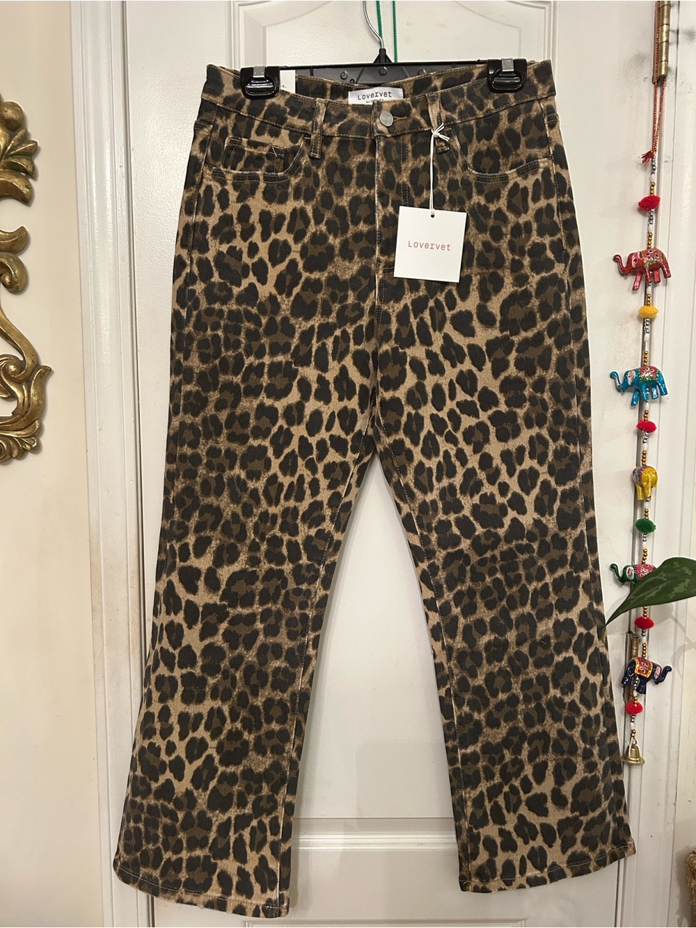 Lovervet Leopard Print Women’s Jeans - Picture 5 of 8